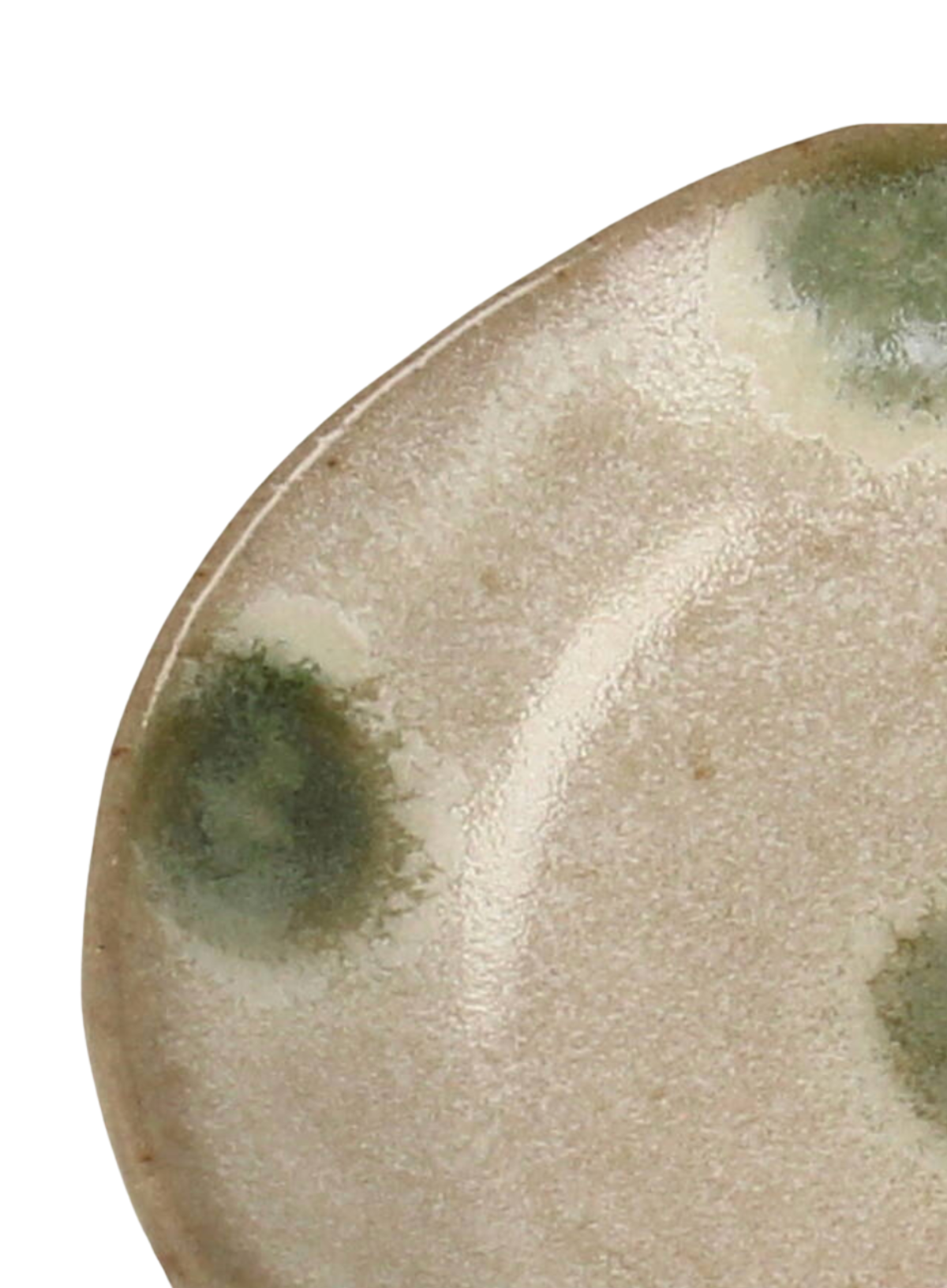 Kersten Green Dots Plate 7.8cm