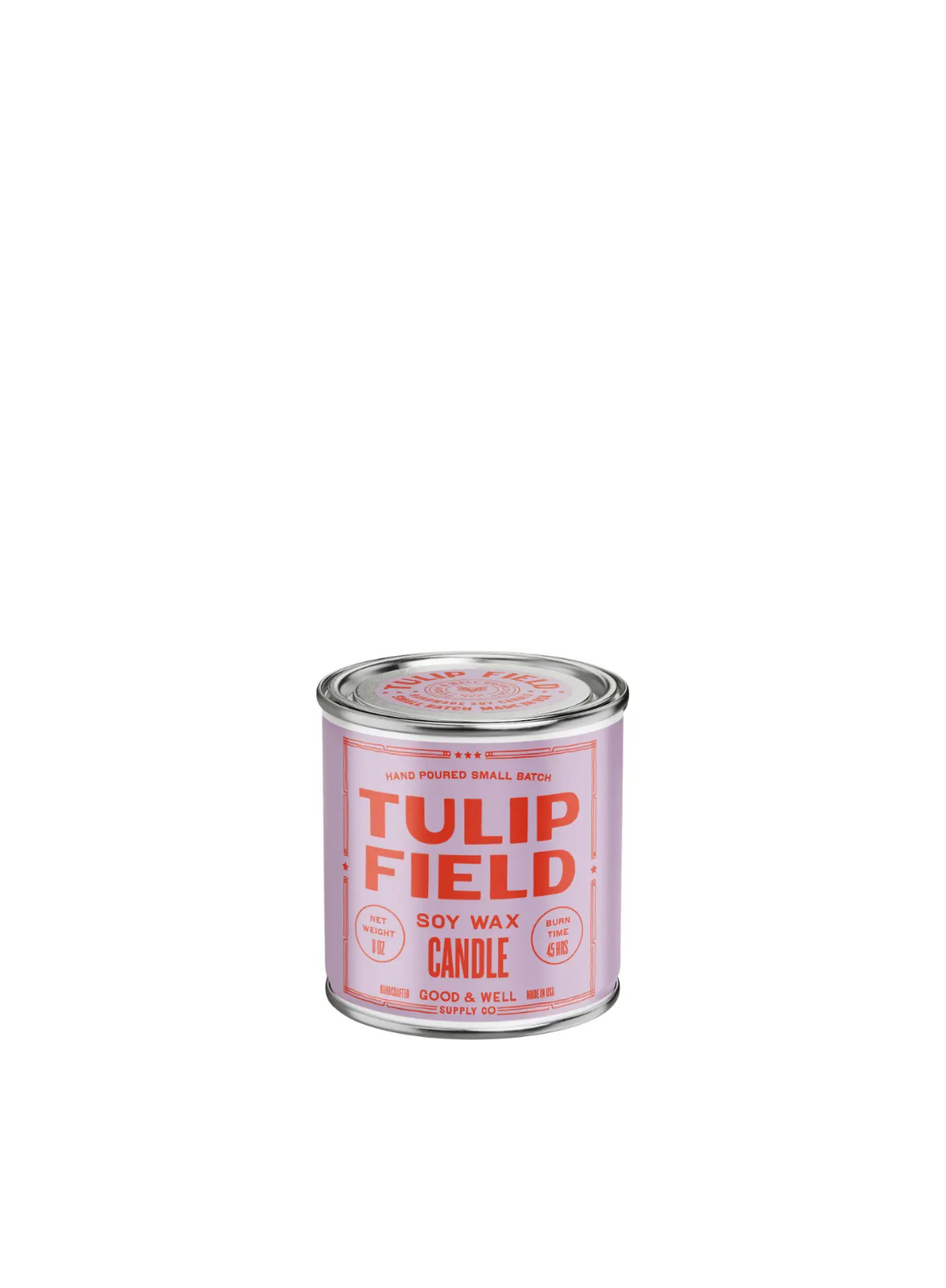 Tulip Field Soy Candle 1/2 Pint from Good & Well Supply Co.