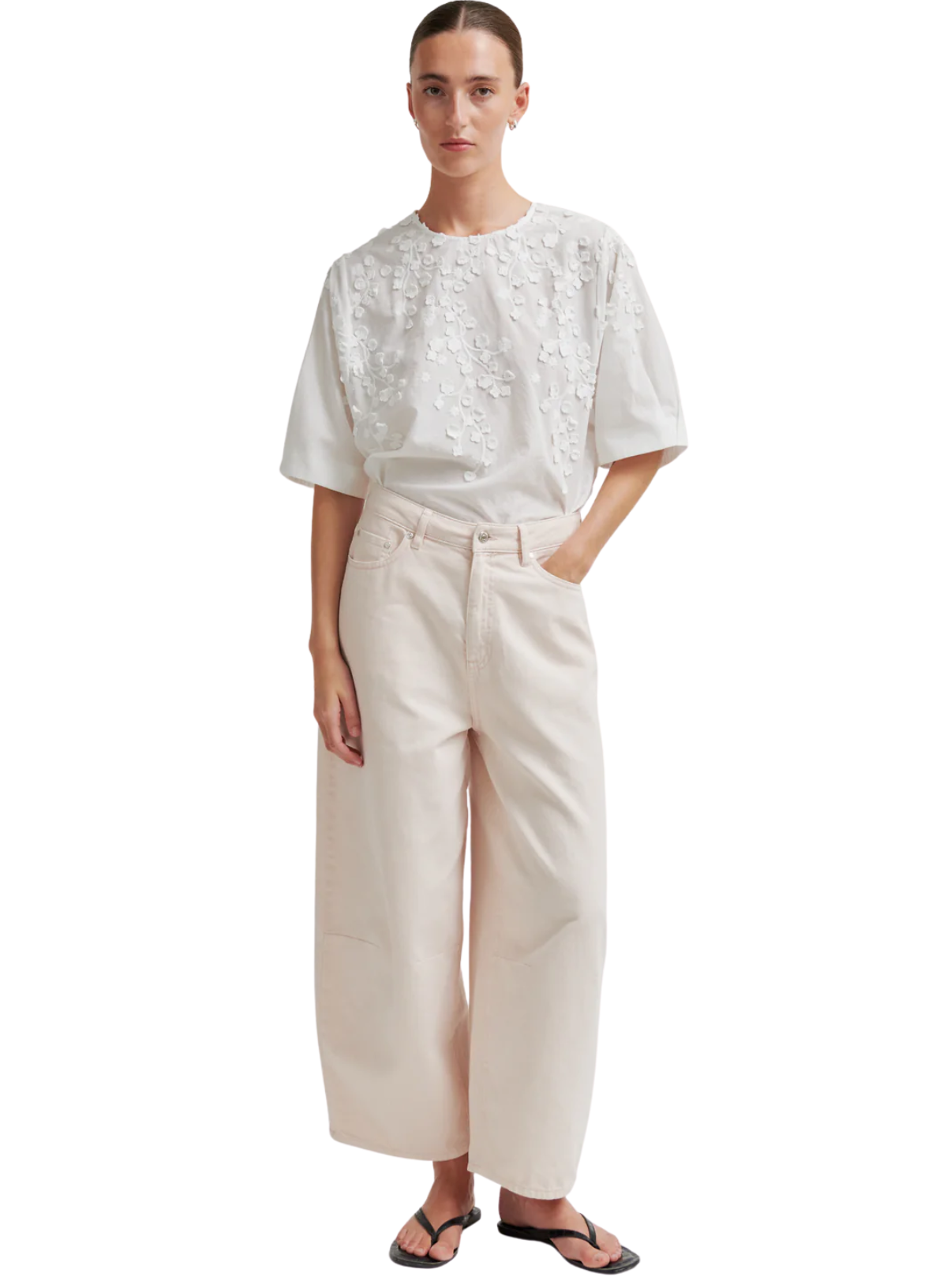 Second Female Reece Trousers in Egret