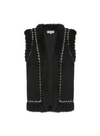 Dannika Gilet in Black Faux Fur from Nooki