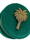 Jewellery Travel Pot in Green - Palm Tree from Sixton London