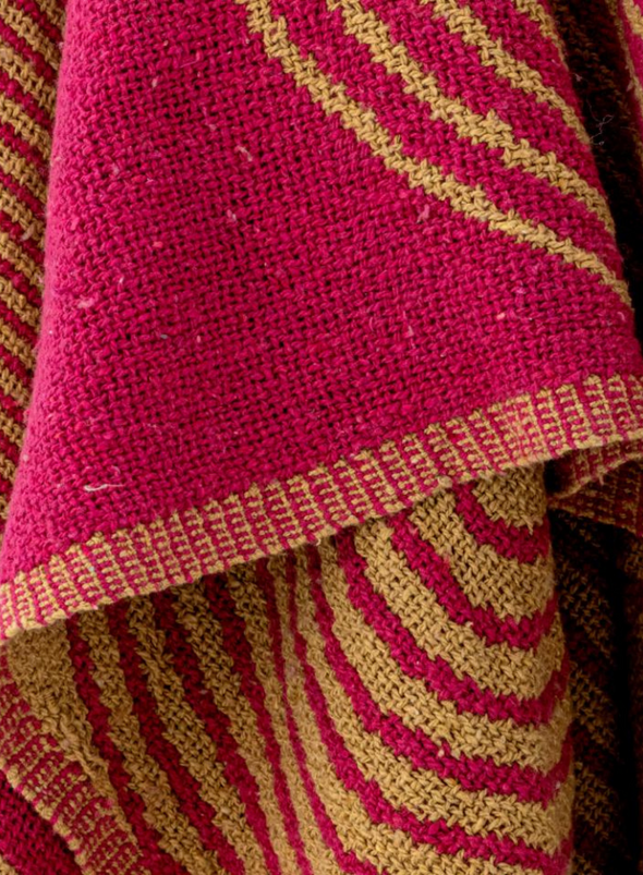 Pink Tiffanie Recycled Throw from Bloomingville