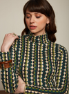 Betsy Rollneck Dress Quincy in Pine Green from King Louie