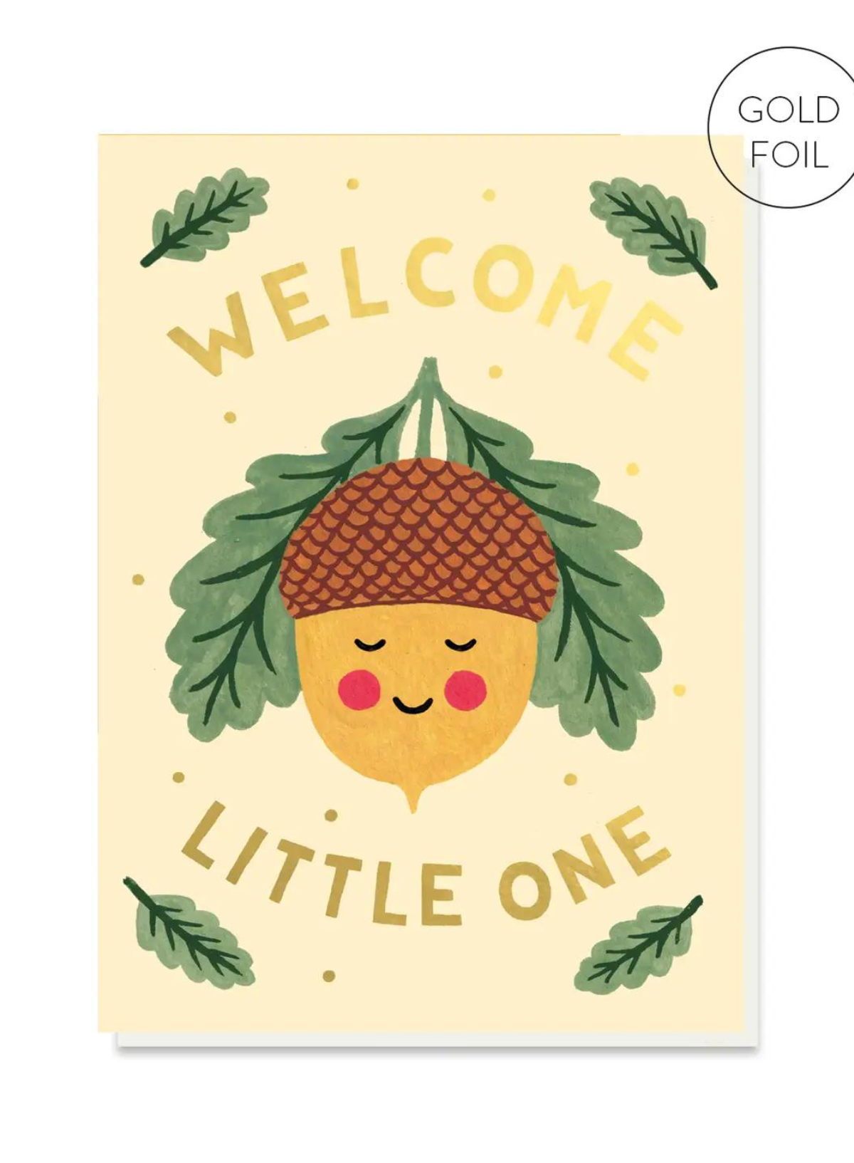 Little Acorn New Baby Card from Stormy Knight
