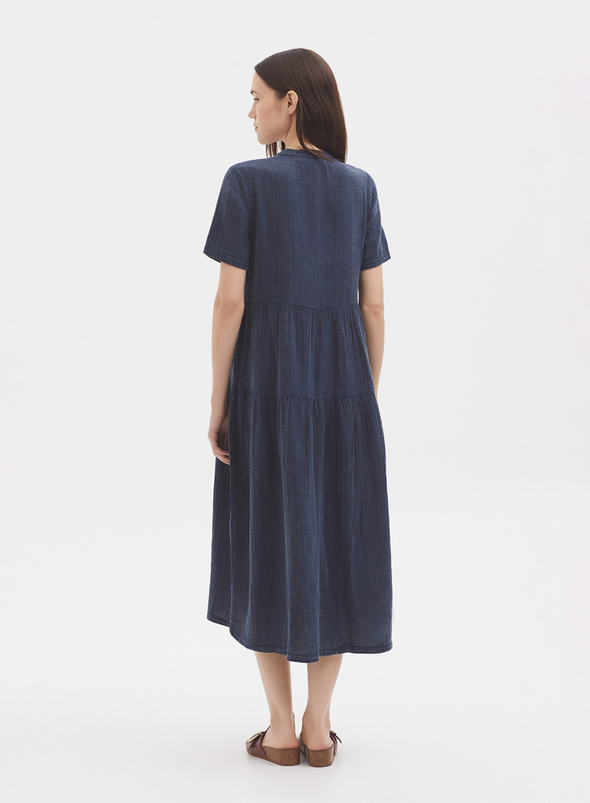 Double Fabric Wash Long Dress in 134 from Nice Things