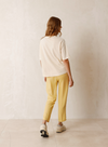 Round Neck T-Shirt in Crudo from Indi & Cold
