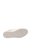 Mave Leather Trainers in White/Silver Pixel Off White from Maruti