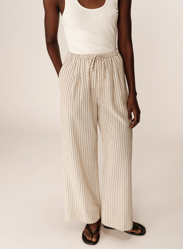 Perry Trousers in Beige from Grace & Mila