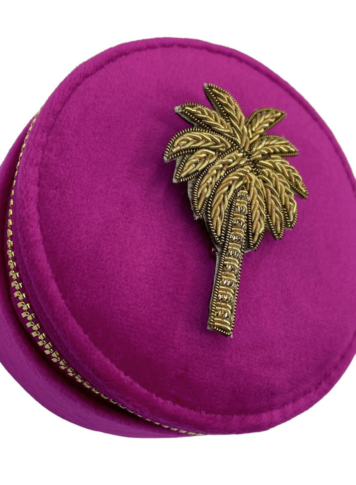 Jewellery Travel Pot in Fuchsia - Palm Tree from Sixton London