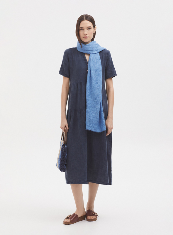 Double Fabric Wash Long Dress in 134 from Nice Things