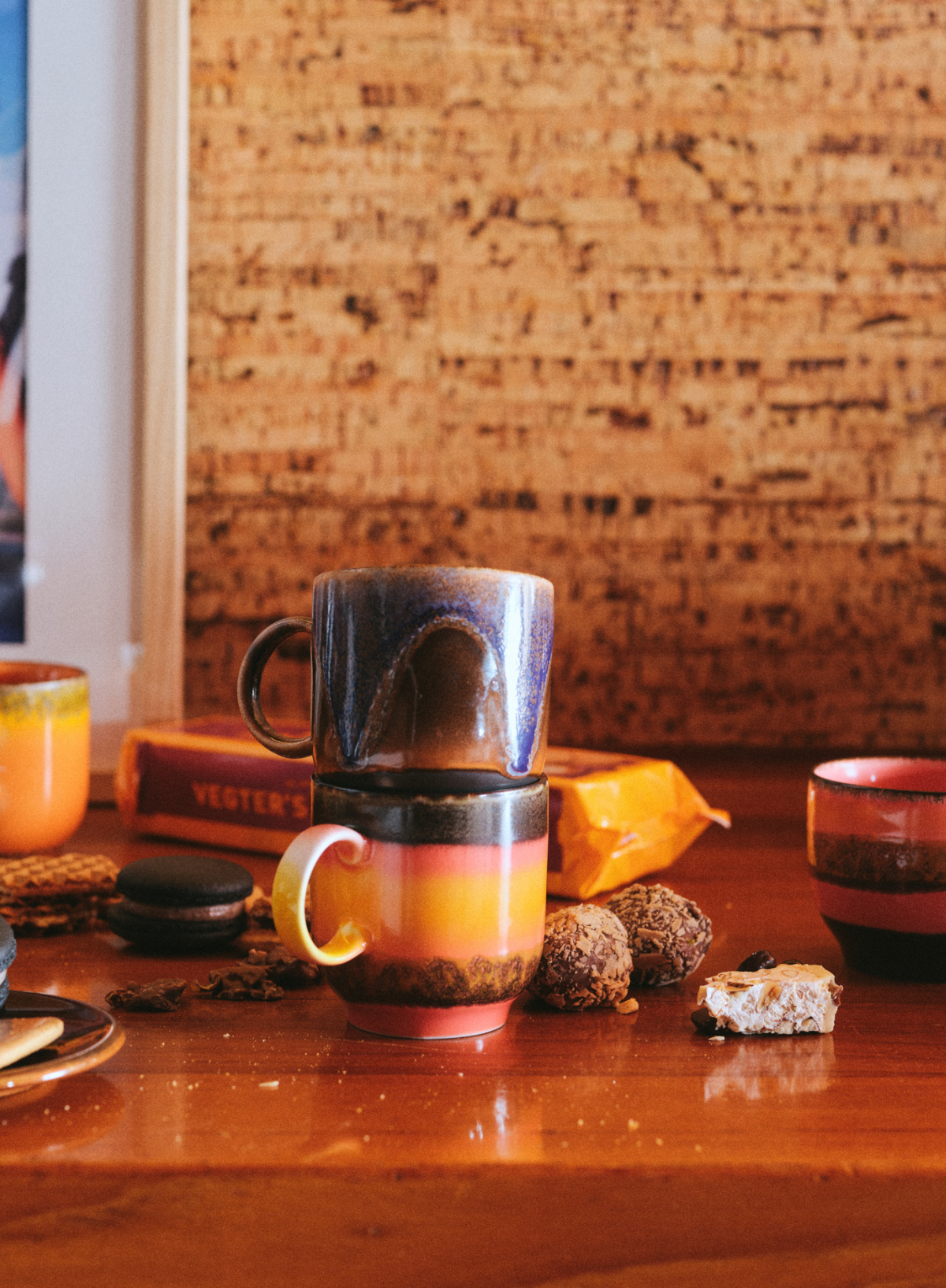 70's Ceramics Coffee Mug in Excelsa from HK Living