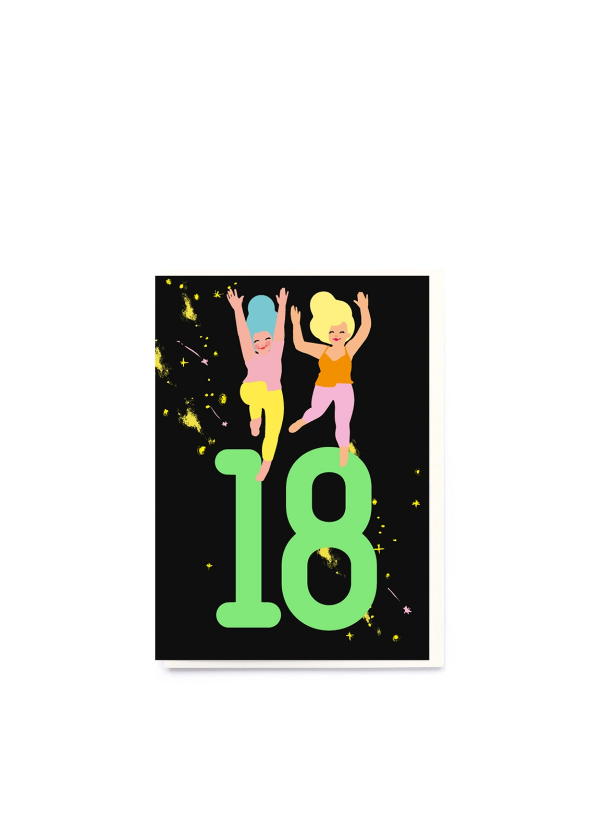 Age 18 Green Birthday Card from Noi