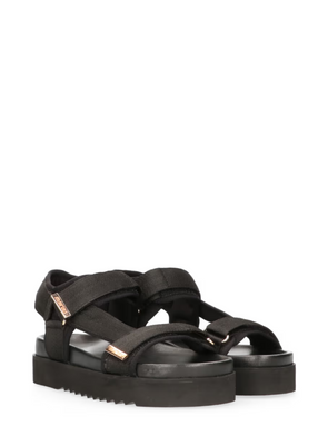 Beau Textile Sandals in Black from Maruti