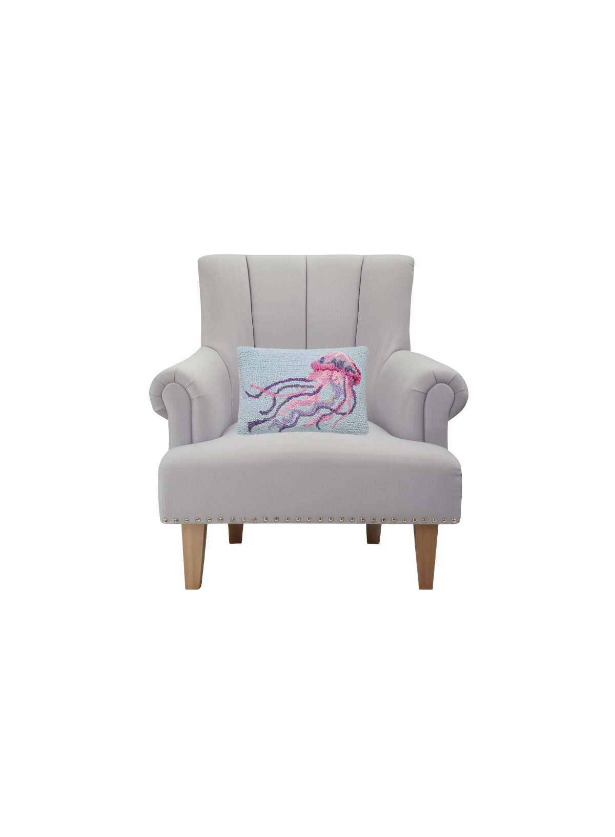 Peking Handicraft Coastal Jellyfish Hook Pillow