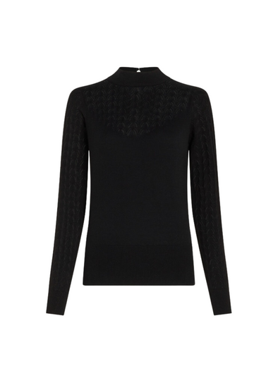 Agnes Top Cottonclub in Black from King Louie