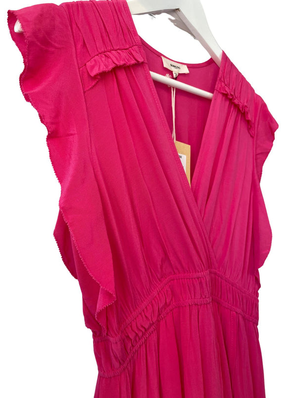 Cerise Dress in Fuchsia from Suncoo