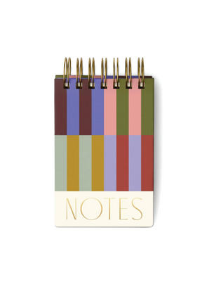 Twin Wire Chunky Notepad in Bold Stripes from Designworks Ink