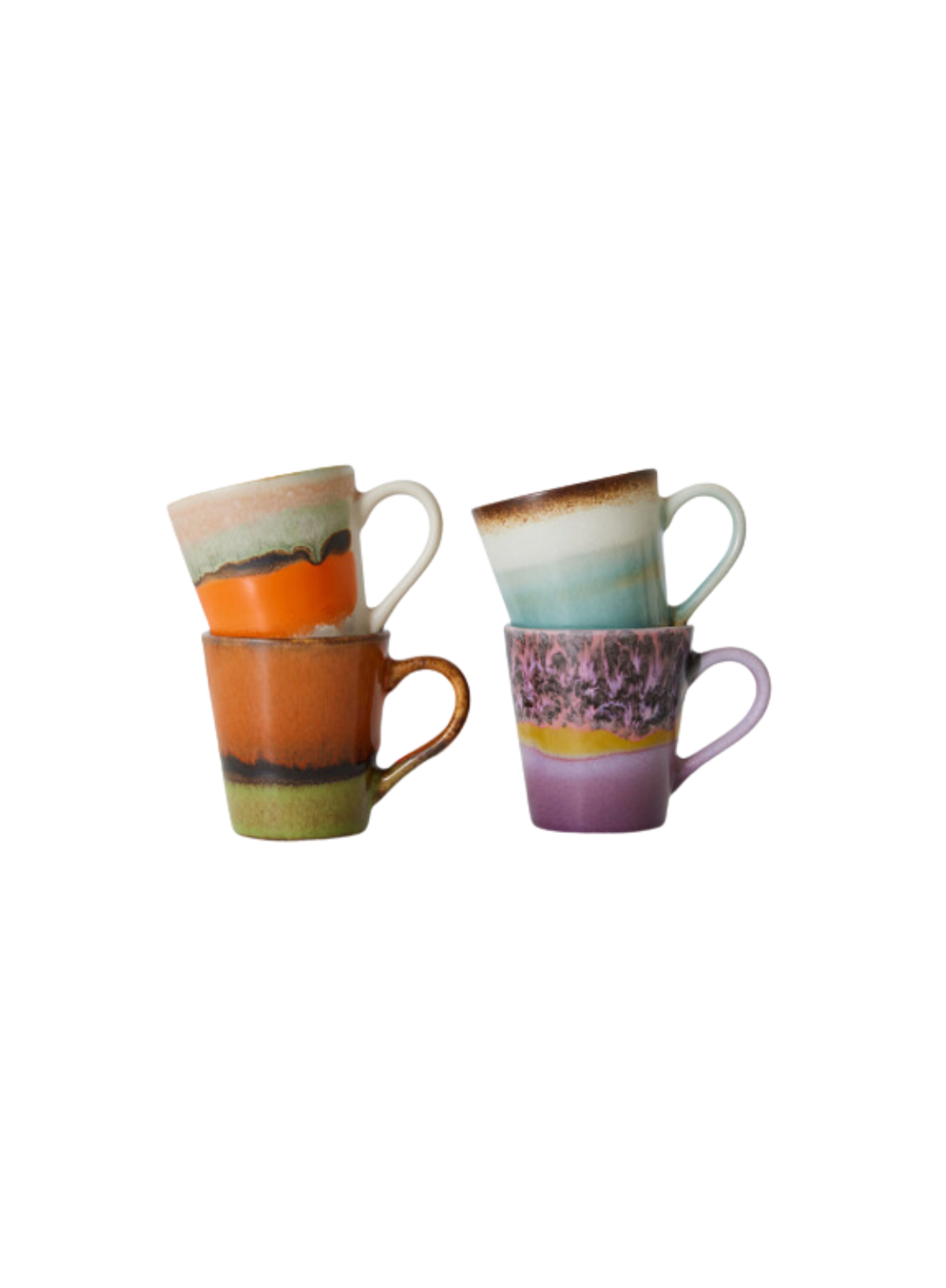 70's Style Espresso Mug in Desert from HK Living