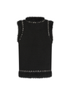 Dannika Gilet in Black Faux Fur from Nooki