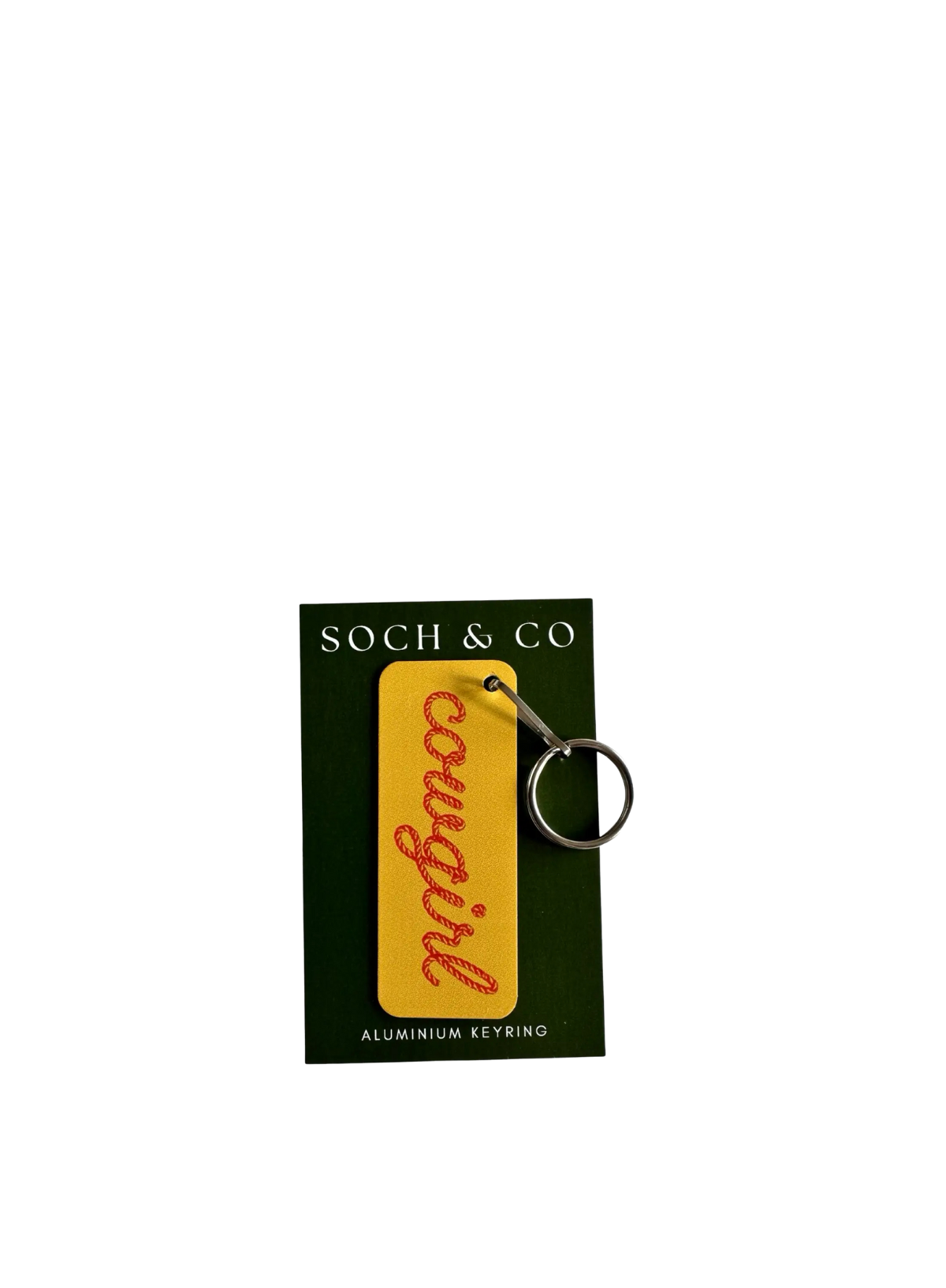Cowgirl Western Keyring from Soch and Co