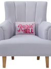 Raisin' Hell Hook Cushion from Peking Handicraft