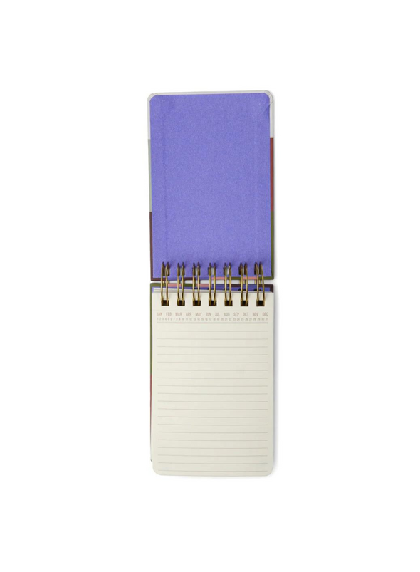 Twin Wire Chunky Notepad in Bold Stripes from Designworks Ink