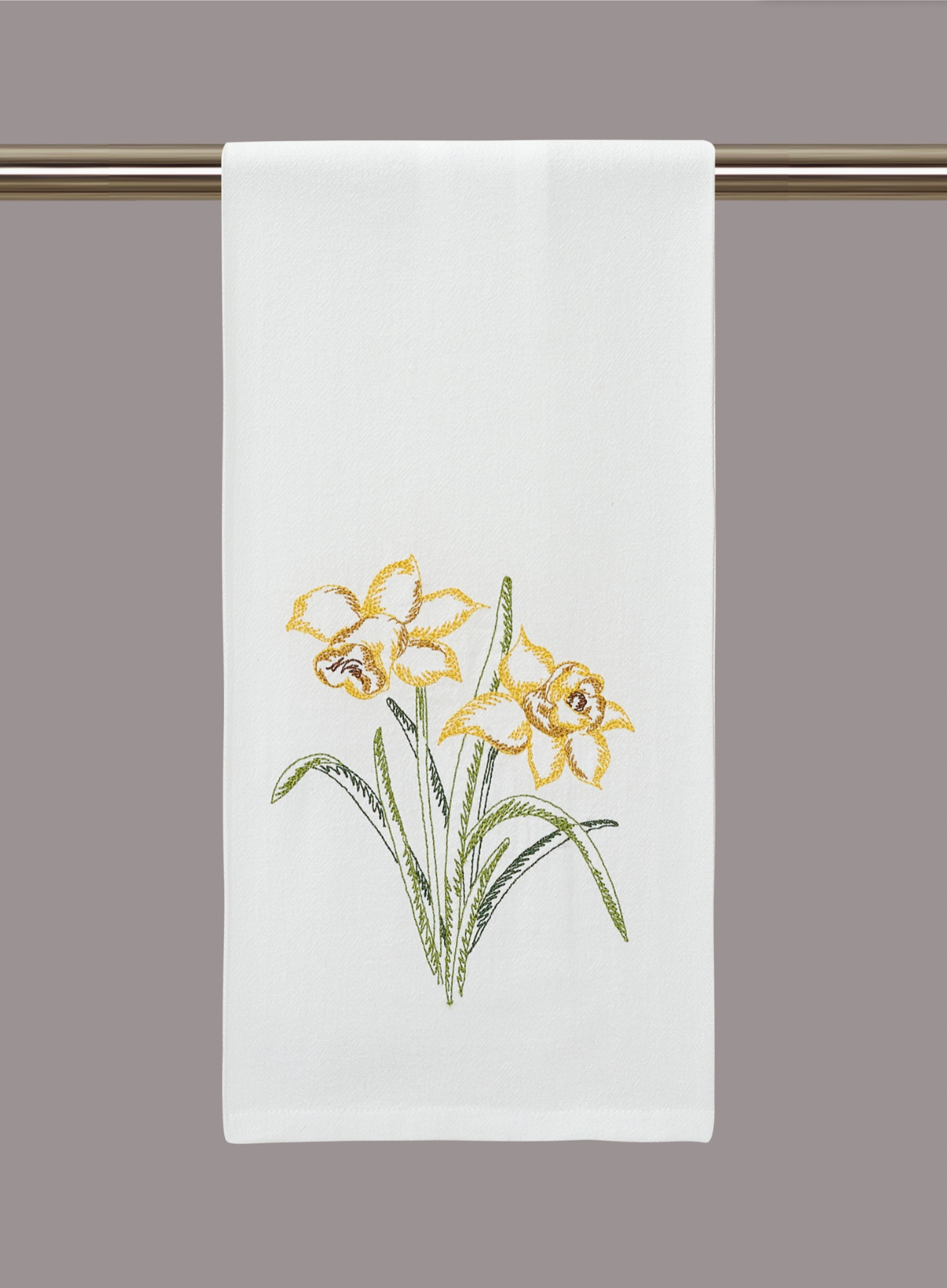 Peking Handicraft Daffodil Kitchen Towel