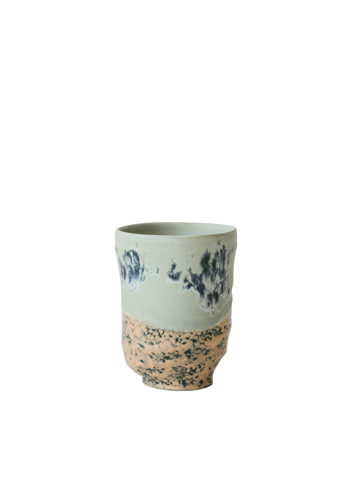 HK Living Tall Artist Ceramics Coffee Cup in Fused
