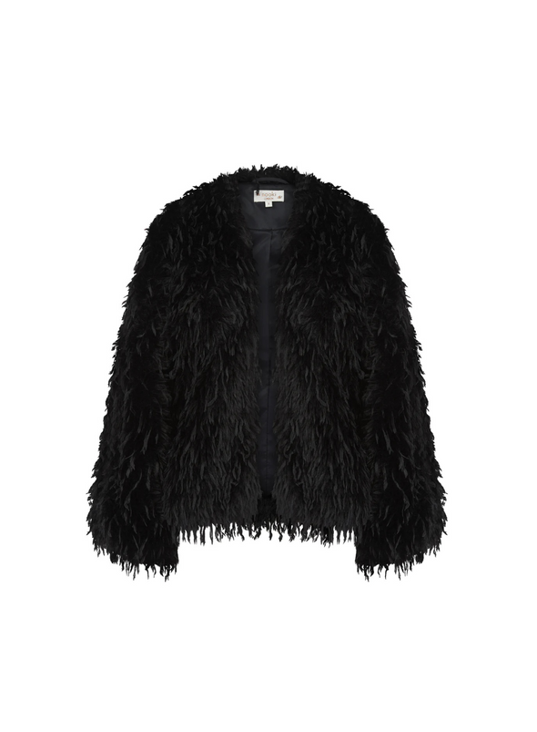 Marmot Fur Jacket in Black from Nooki