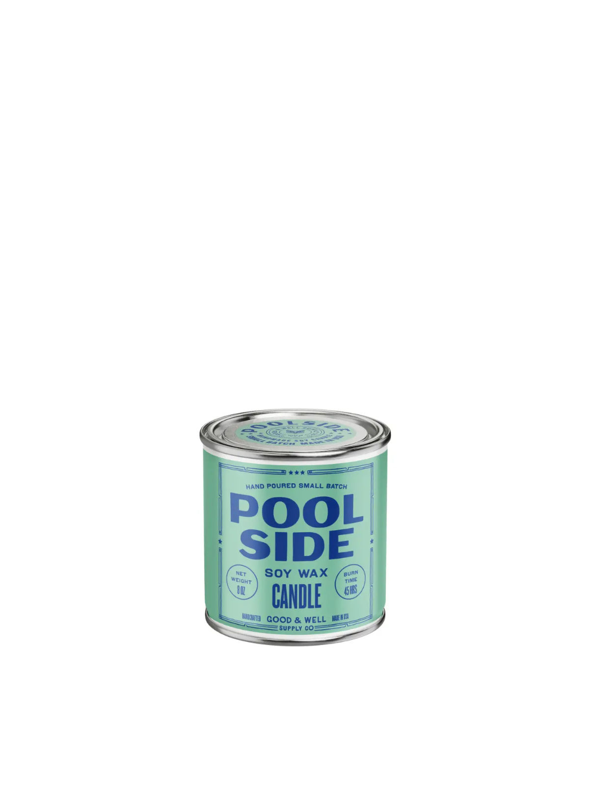 Poolside Soy Candle 1/2 Pint  from Good & Well Supply Co.