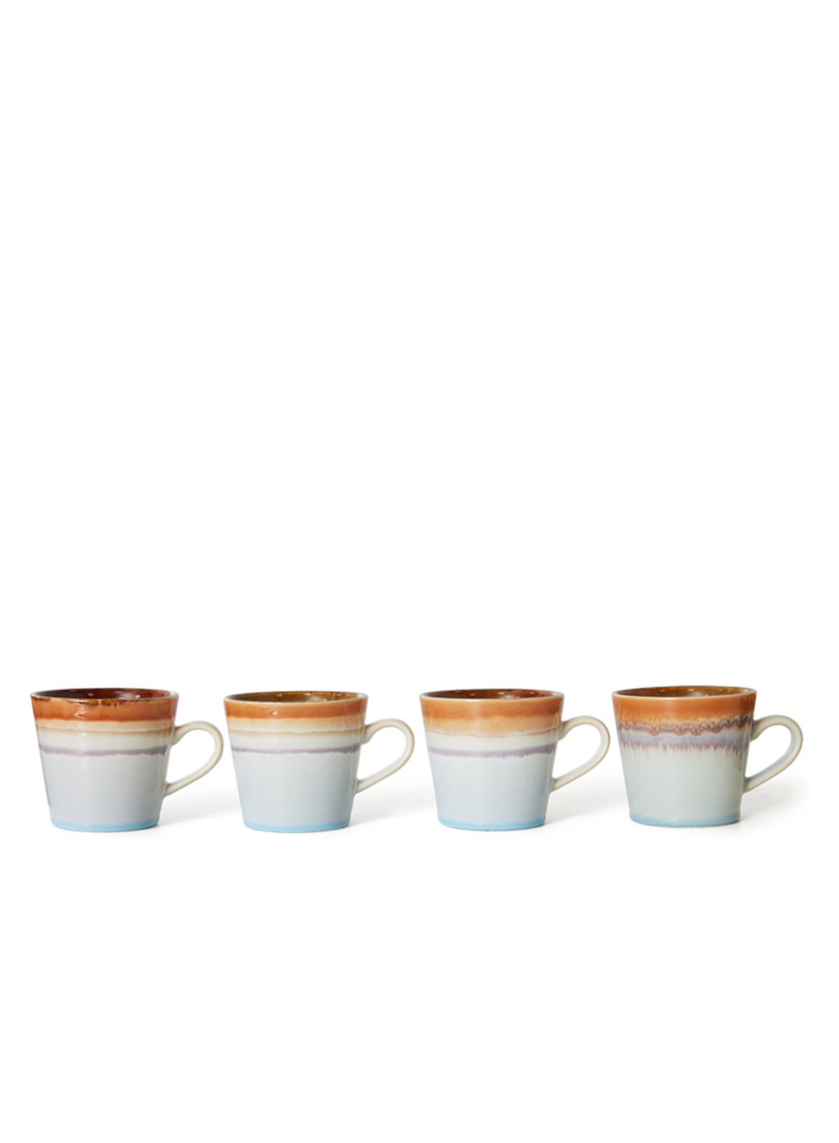 70's Style Cappuccino Mug in Ash from HK Living