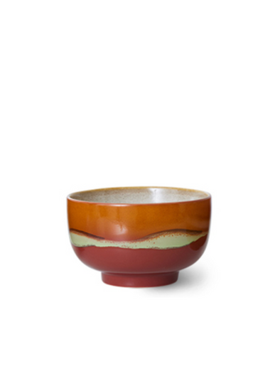 70's Ceramics Noodle Bowl in Clay from HK Living