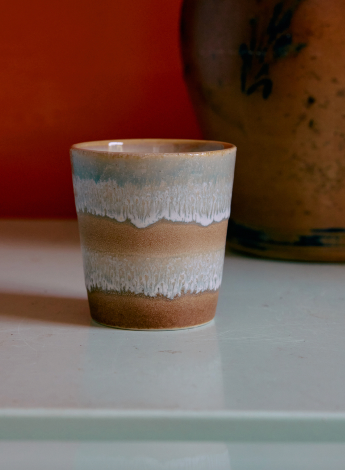 HK Living 70s Ceramics Beaker in Skyline