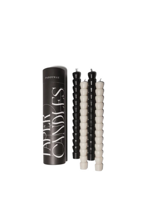 Taper Candle Set in Black & White from Paddywax