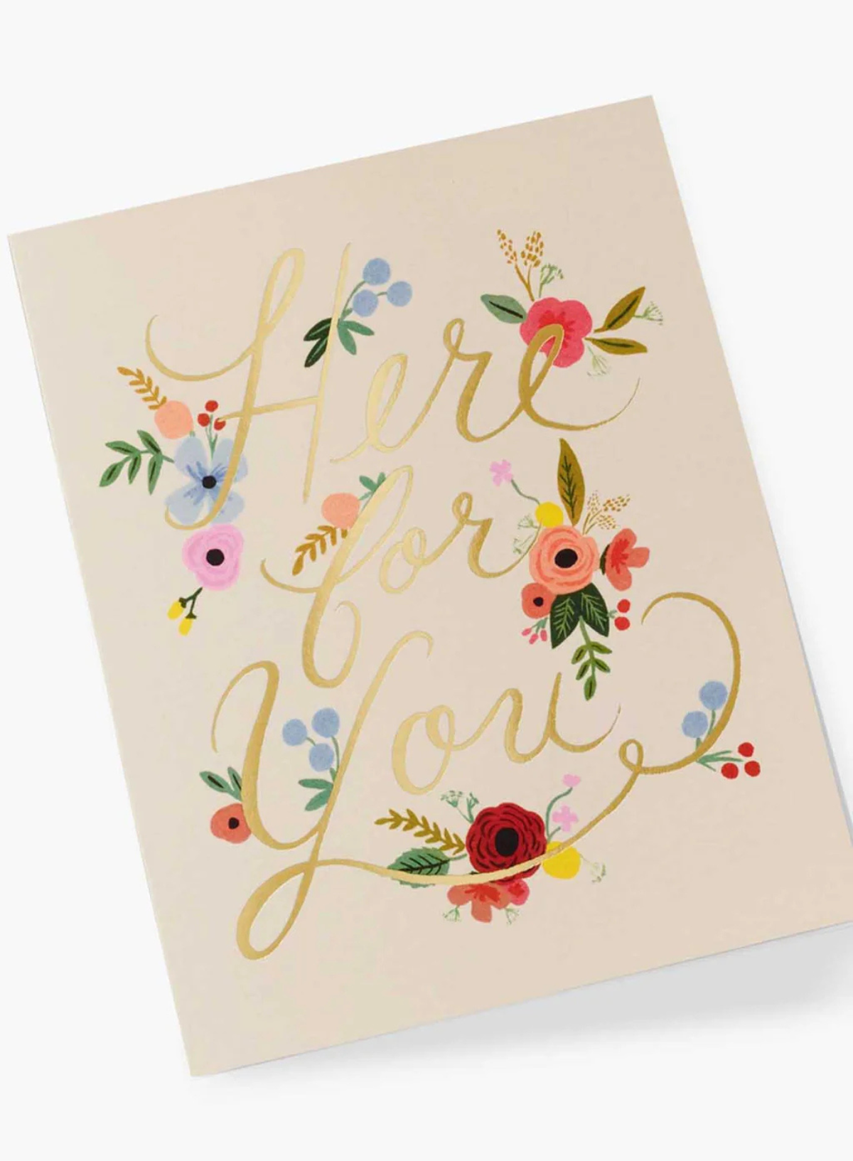 Here For You Card from Rifle Paper Co.