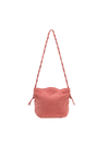 Braided Handle Crossbody Bag in Salmon Pink from Nice Things