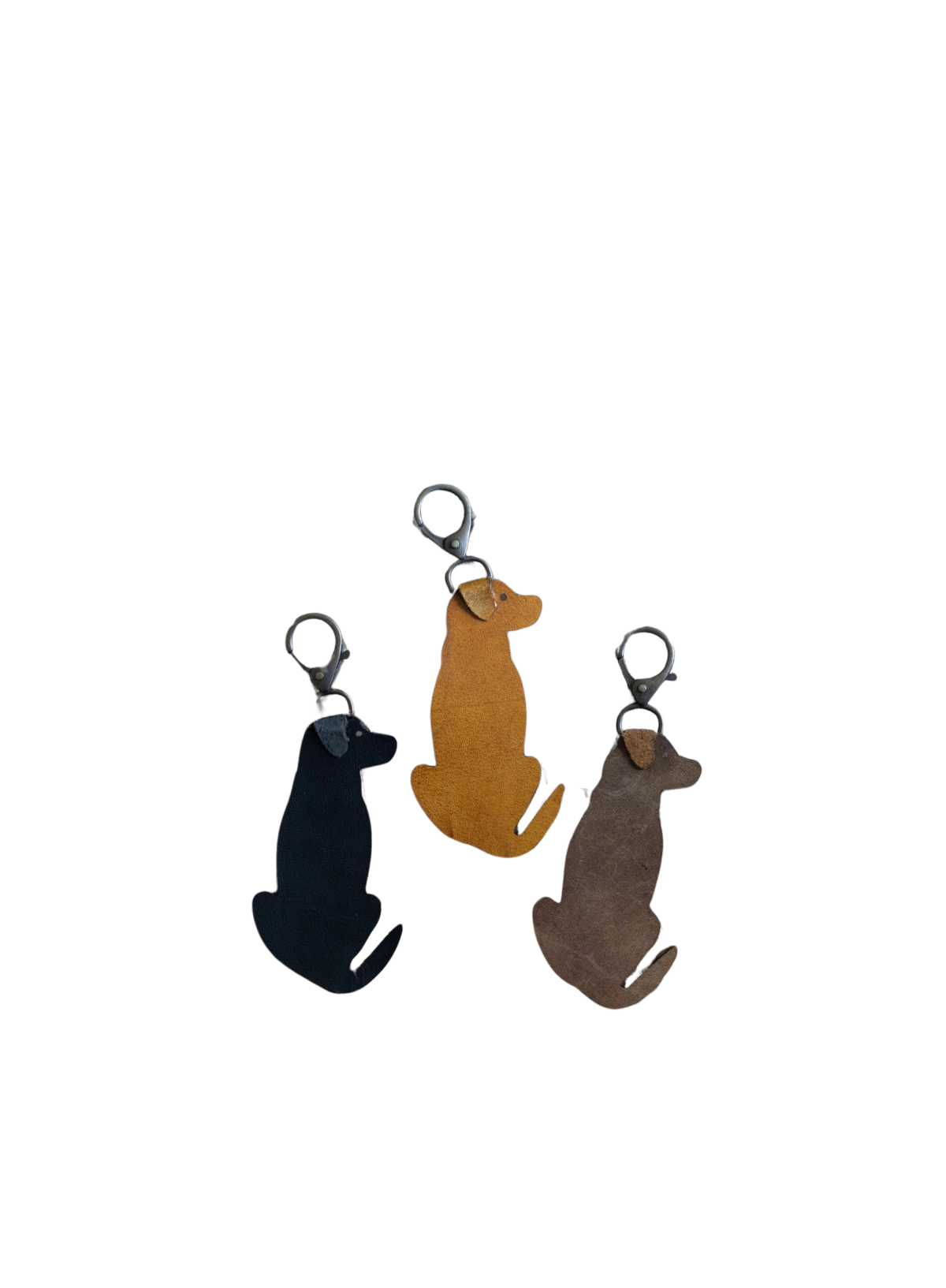 Leather Labrador Keychain from Sugarboo & Co