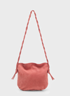 Braided Handle Crossbody Bag in Salmon Pink from Nice Things