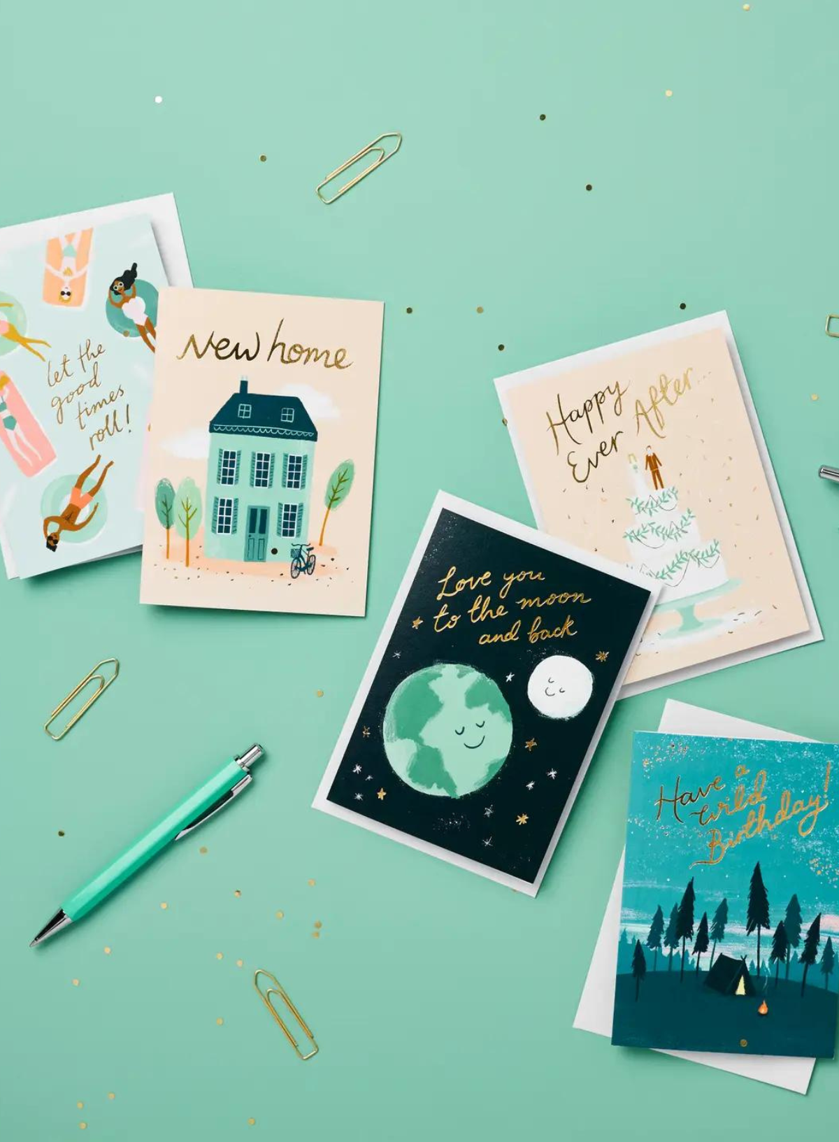 Wild Birthday Card Camping from Stormy Knight