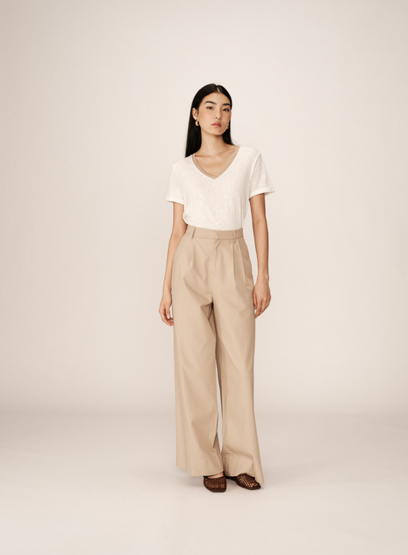 Pepito T-Shirt in Ecru from Grace & Mila