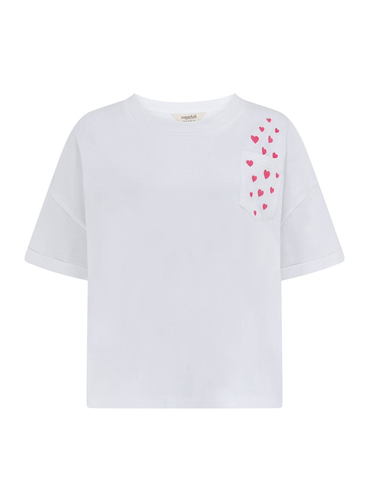 Sugarhill Celia Heavy-Weight T-Shirt in White