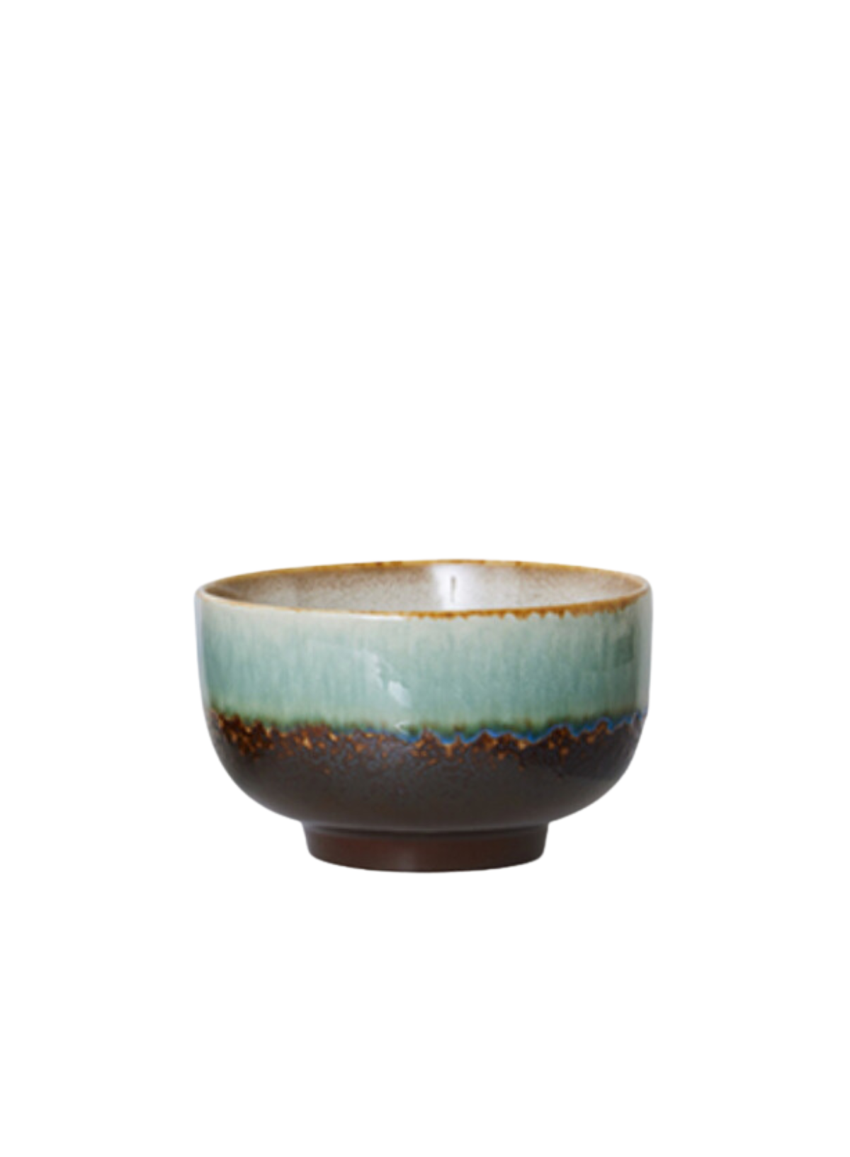 HK Living 70's Ceramics Noodle Bowl in Geyser