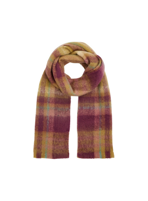 Scarf Check in Chartreuse Yellow from King Louie
