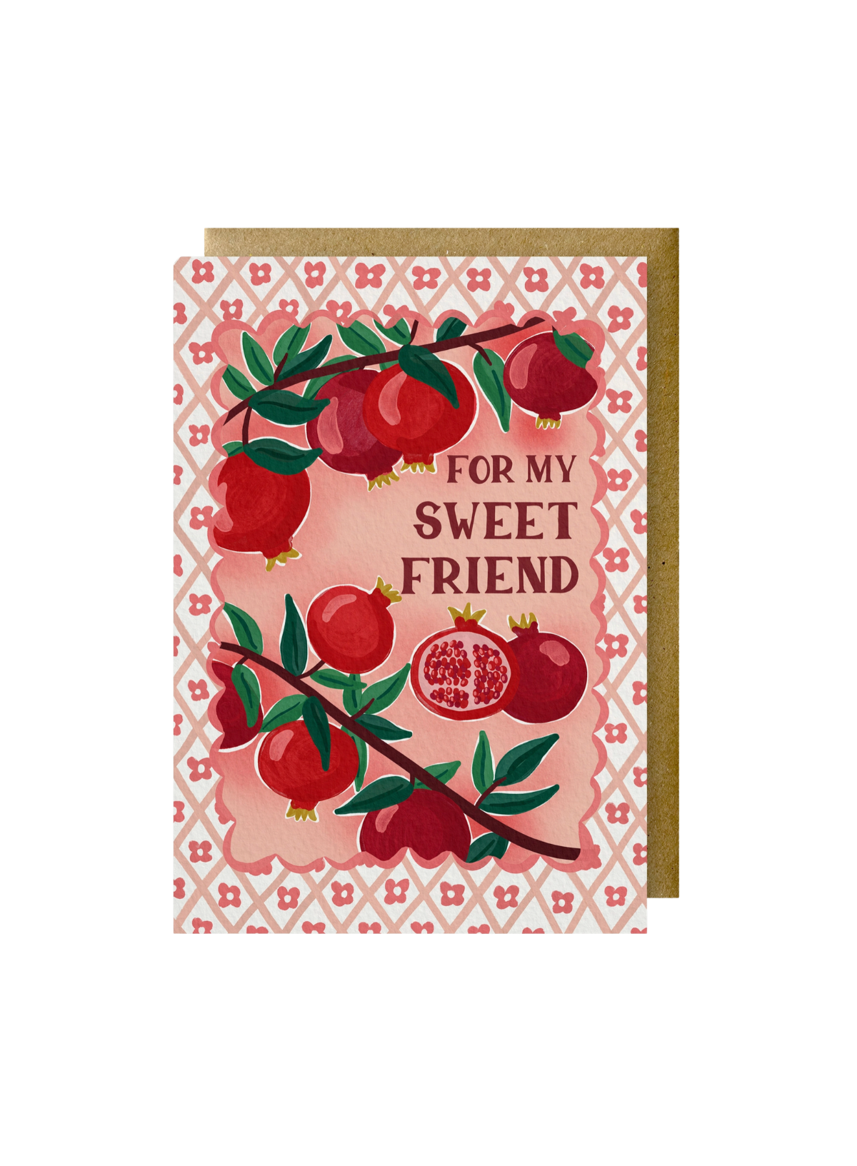 Jessie Maeve Sweet Friend Pomegranate Card