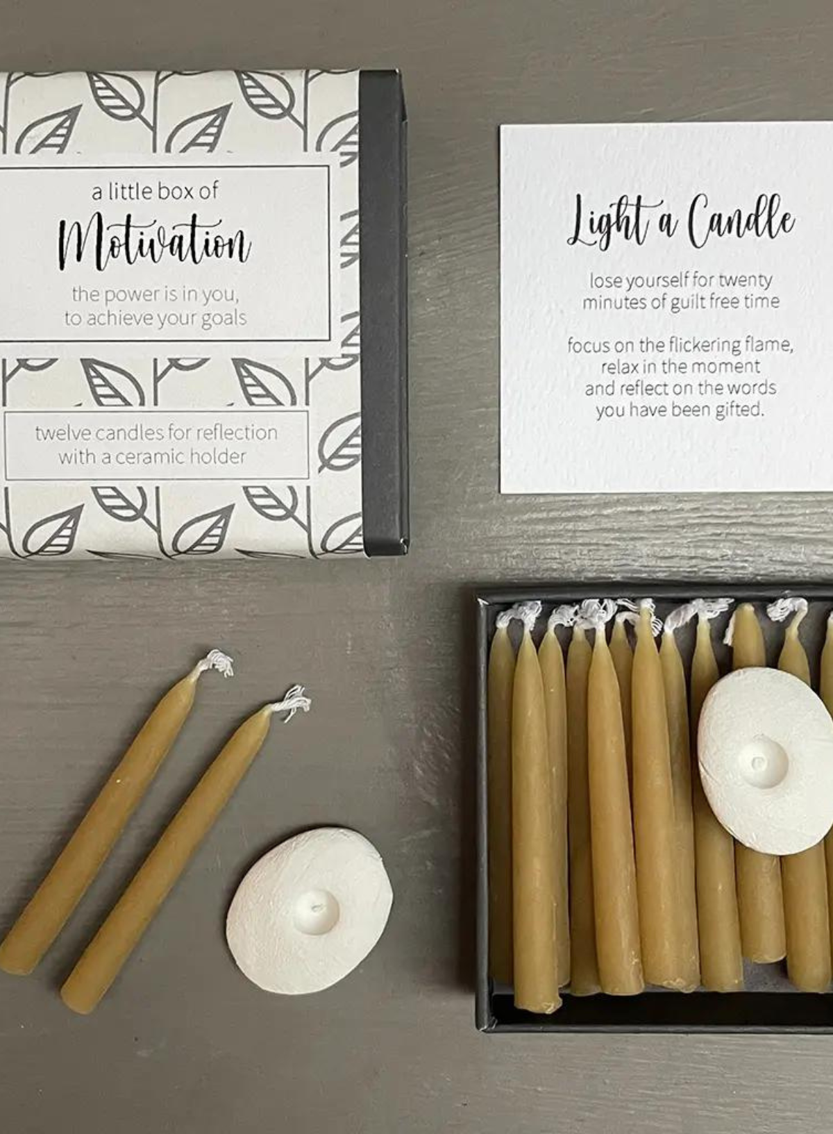 A Little Box of Motivation from Cotton & Grey