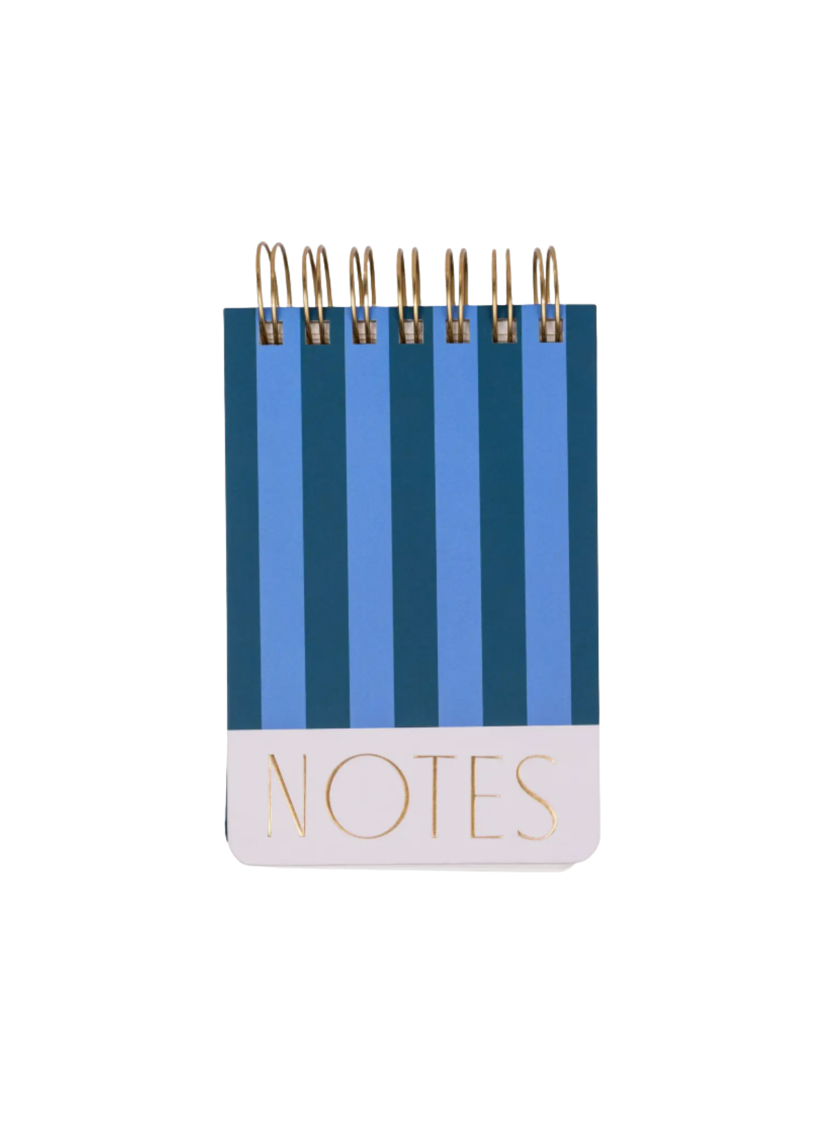 Designworks Twin Wire Chunky Notepad Small Blue and Navy