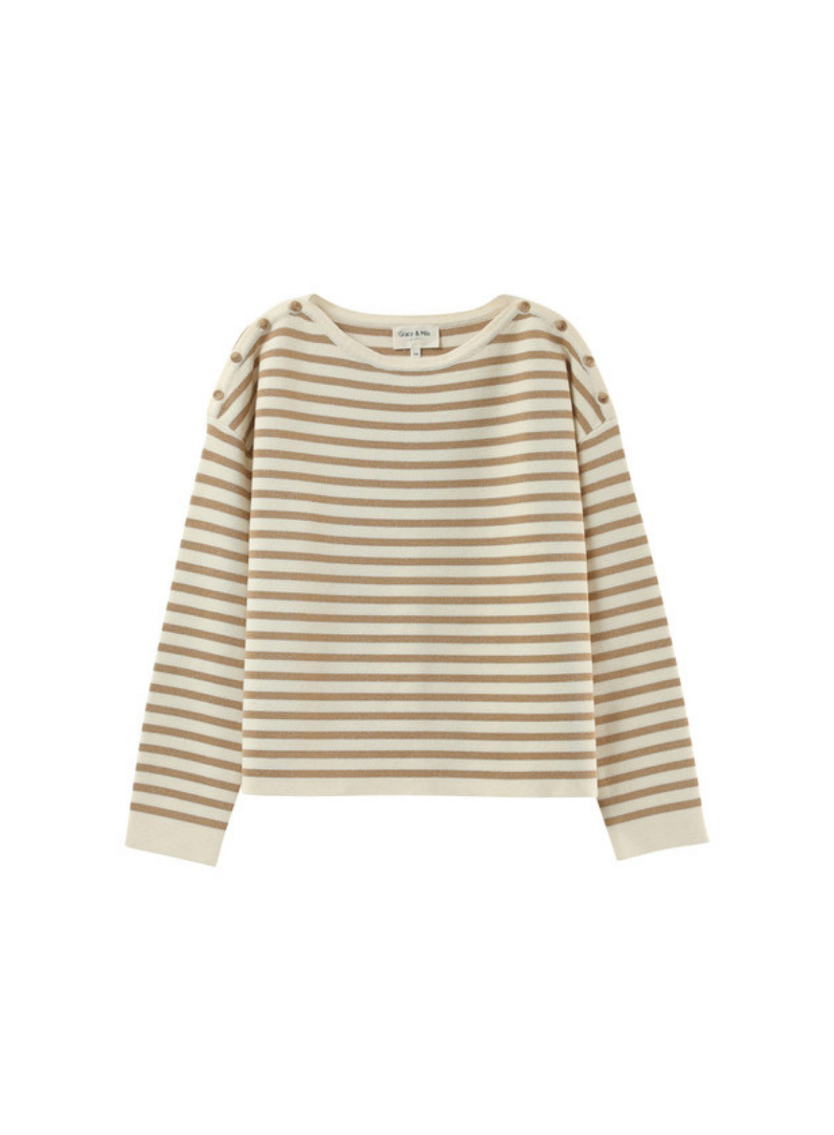 Pachamama Jumper in Orange Stripe from Grace & Mila