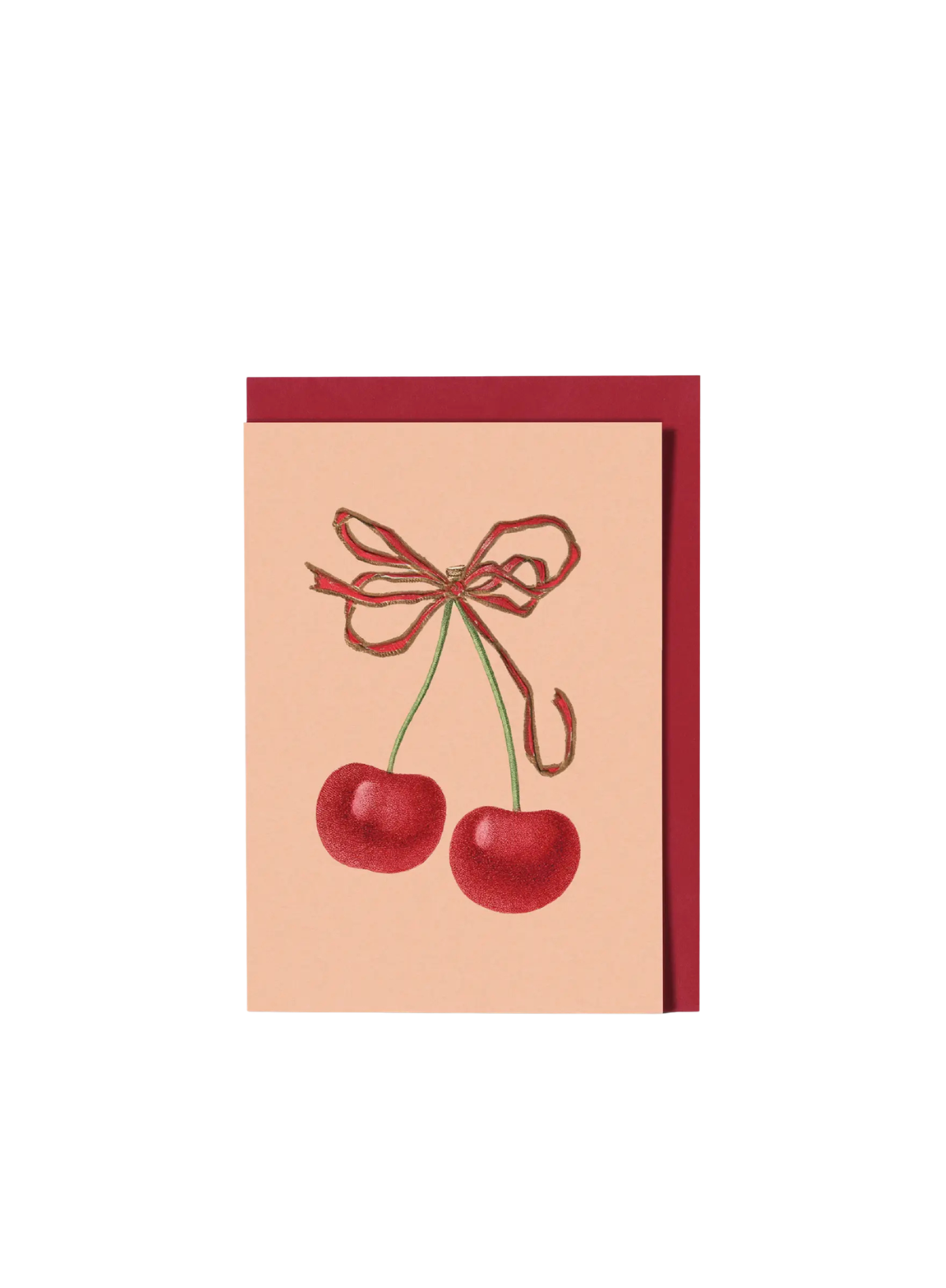 Roomytown Cherries Greetings Card