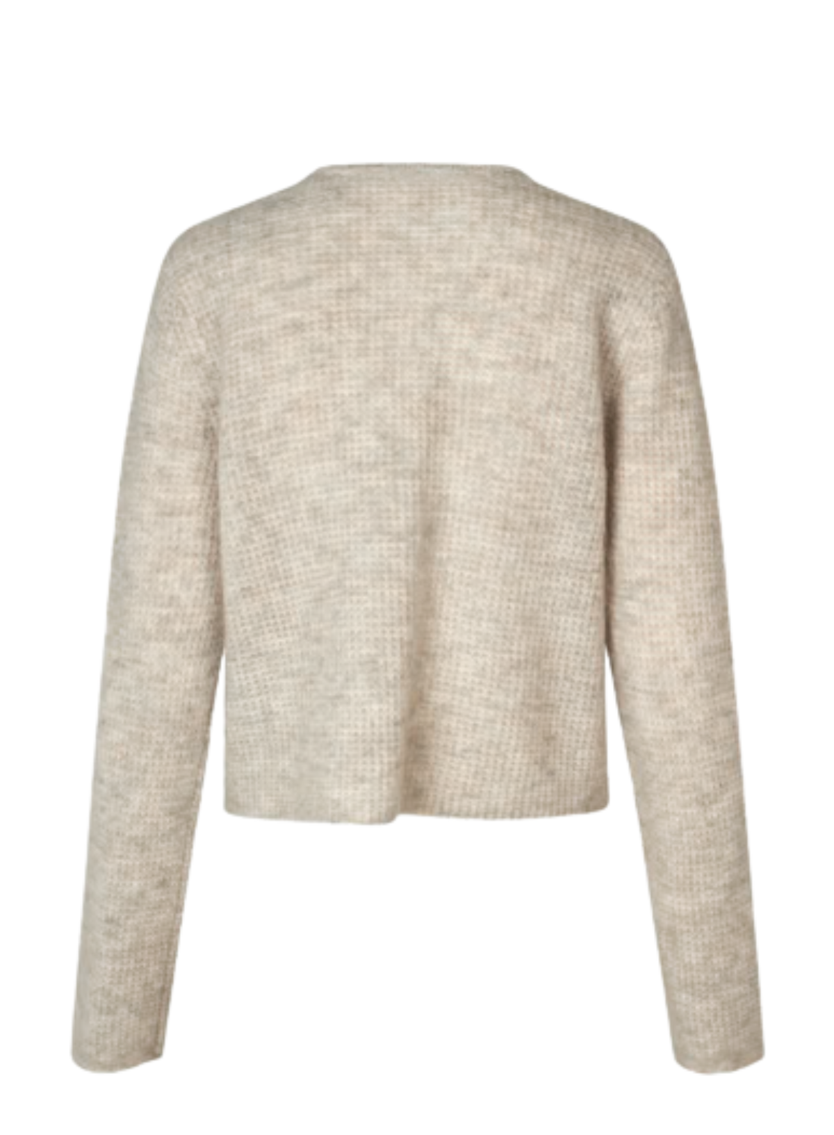 Second Female Andrea Knit Structure Cardigan in Birch
