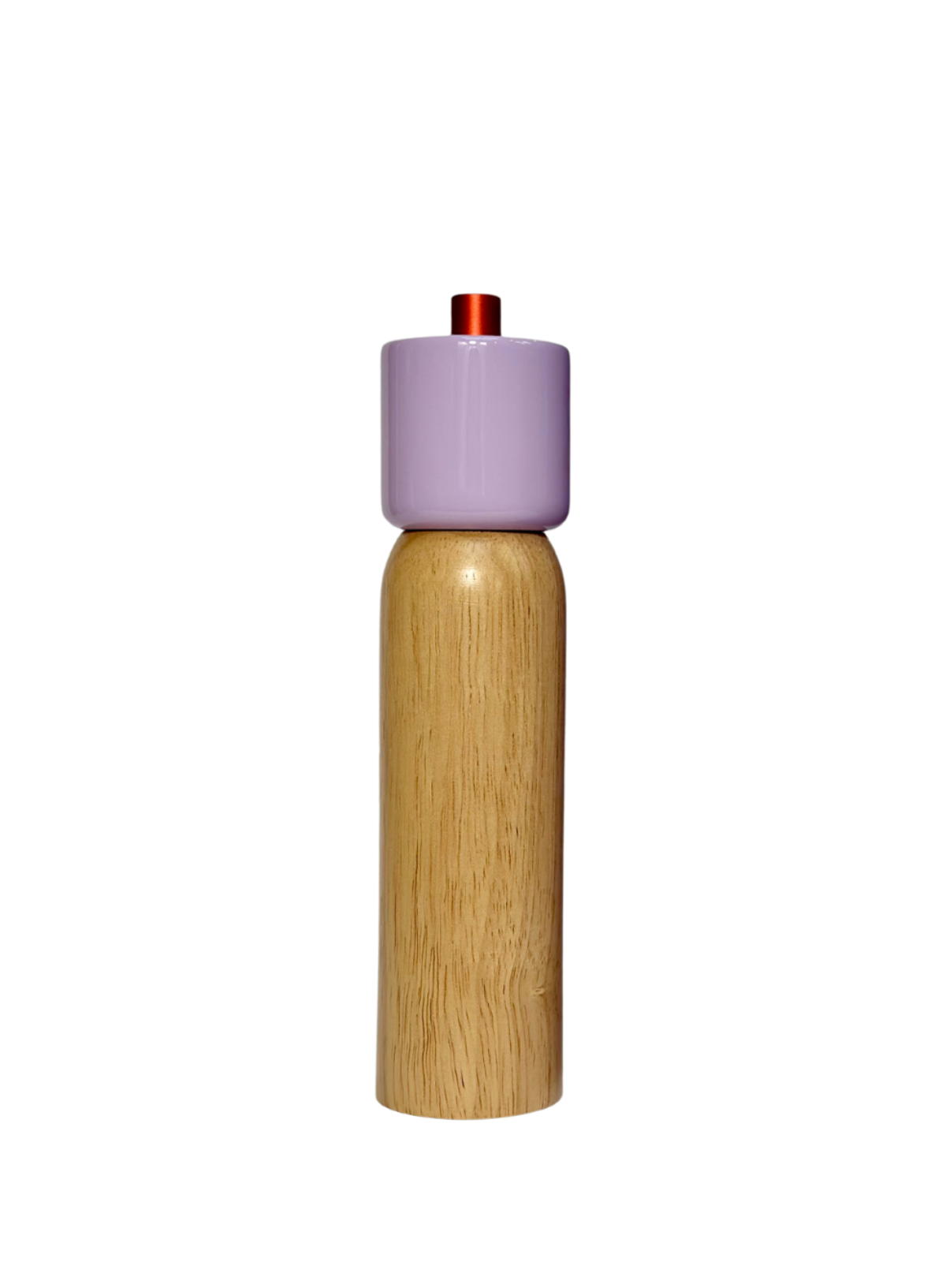 Large Salt/Pepper Grinder in Lilac & Red from MÆGEN
